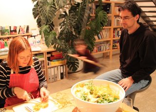 Salat zubereiten