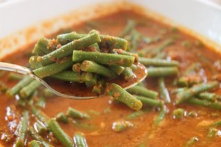Indische Snake-Beans