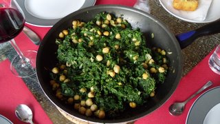 Spinat mit Kichererbsen andalusischer Art