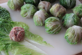 Kohlrouladen ungekocht