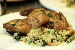 Wachteln mit Couscous