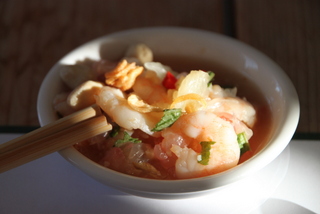Crevetten-Pomelo-Salat