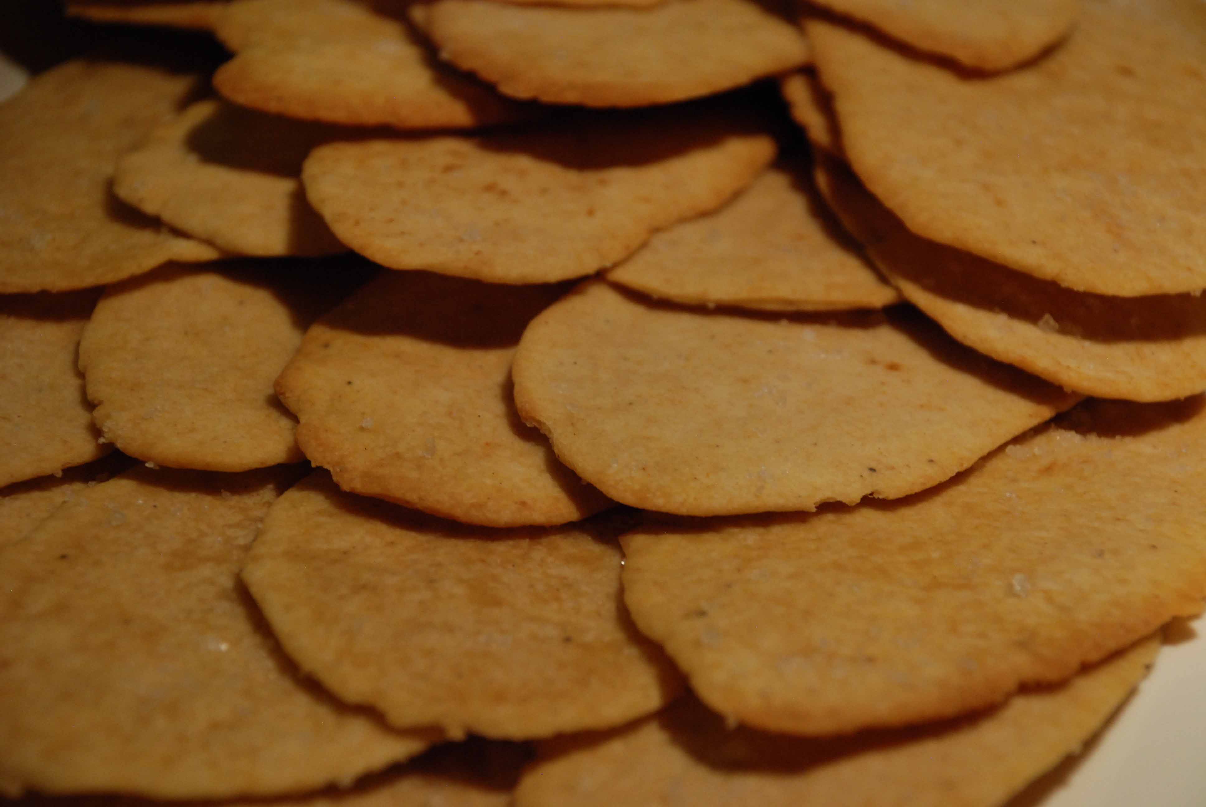 Olivenöl-Crackers